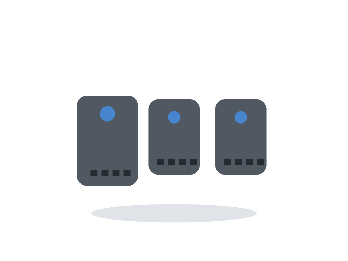 Netora Gamer Plus 128 - Mesh 3-pack / Wi-Fi 6 / House product image on a white background