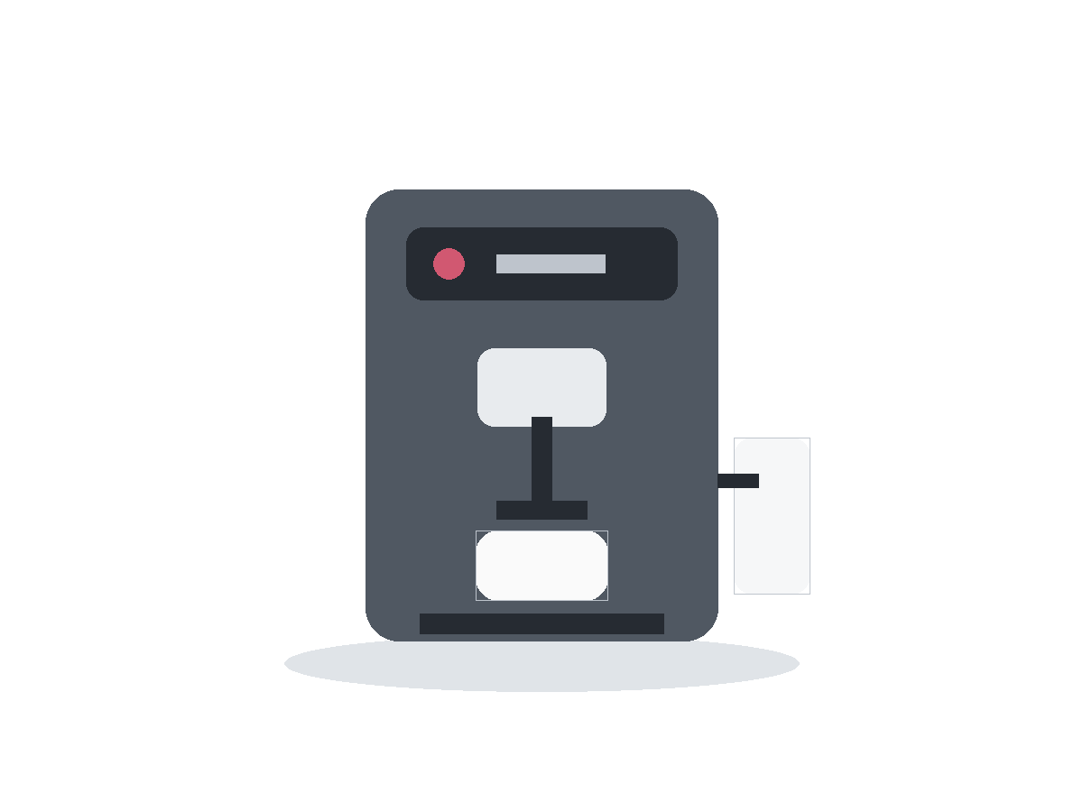 Solenic Barista Core 102 - Matte Black / Auto milk carafe / Steel conical grinder product image on a white background