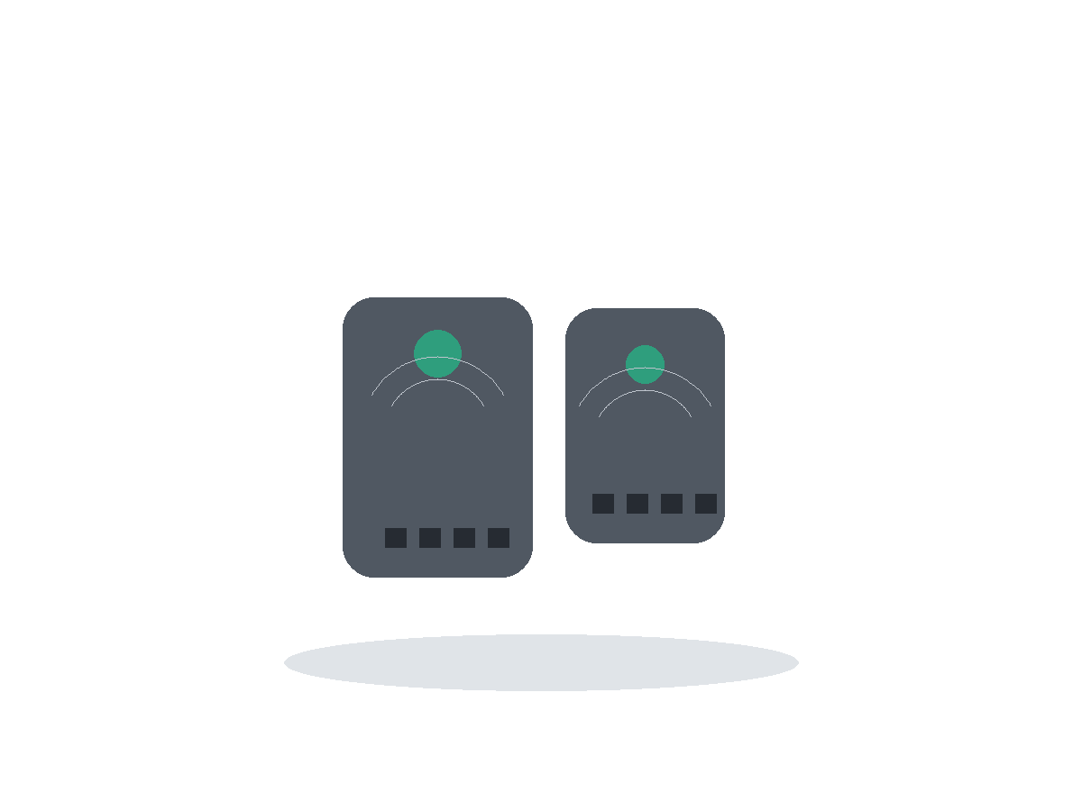 Netora Edge Plus 118 - Mesh 2-pack / Wi-Fi 7 / Apartment product image on a white background
